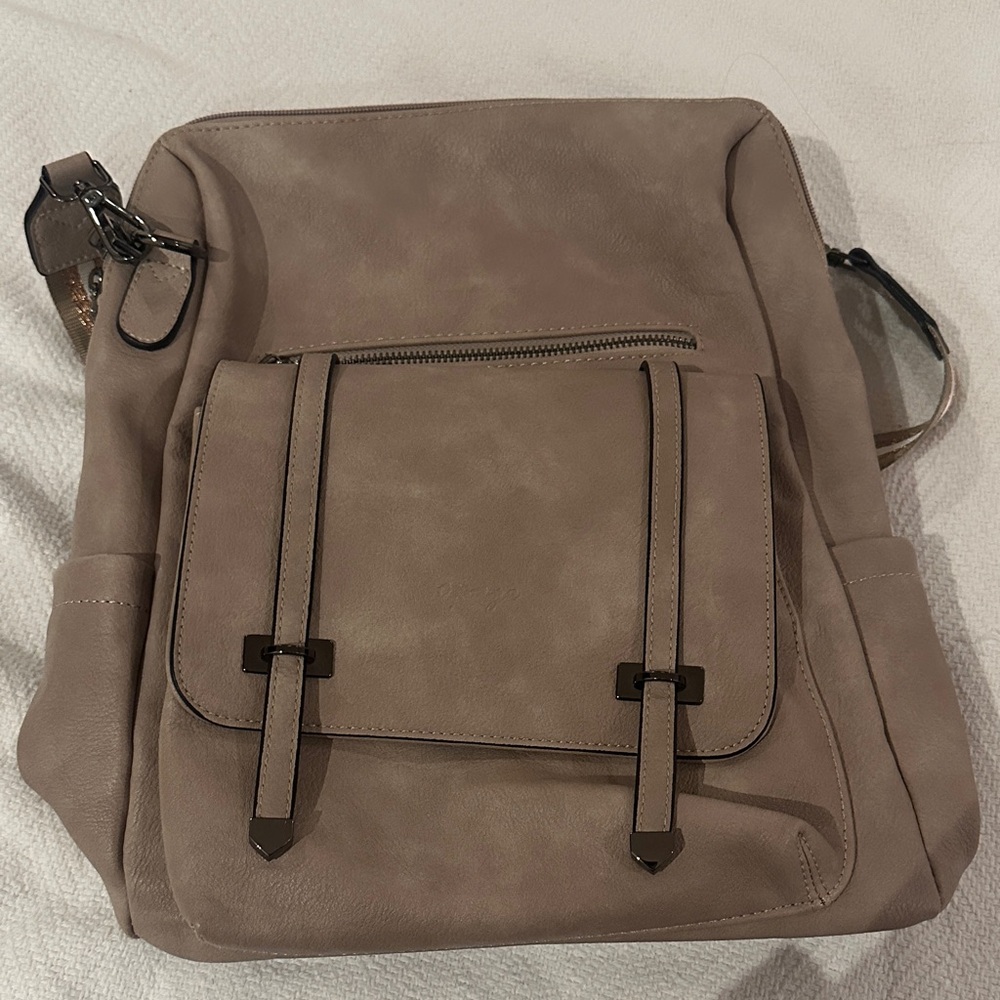 Elegant Taupe Backpack